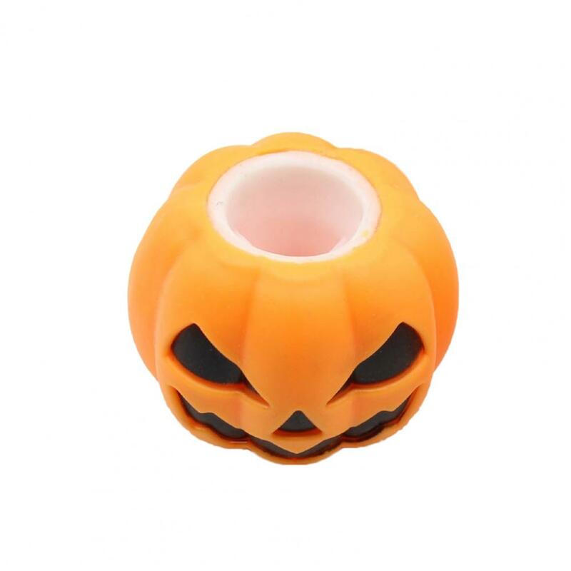 Mainan Labu Bercahaya Aman Mainan Dekompresi Emosi Ventilasi Fleksibel Mainan Penekan Stres Sensorik Halloween