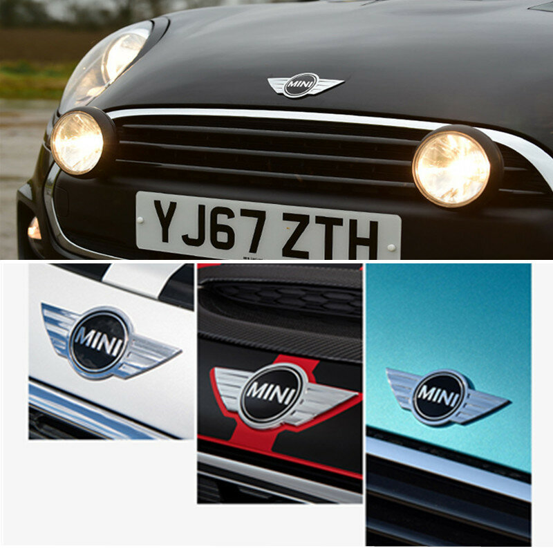 Металлическая 3d-эмблема на заднюю крышку автомобиля, замена логотипа, эмблема, украшение для Mini Cooper JCW F55 F56 R55 R56 R60 F60, аксессуары