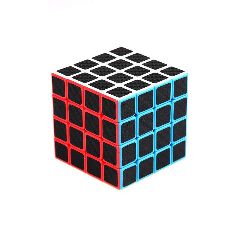 Cubo adesivi in fibra di carbonio Cubo Magico 2x2 3x3 4x4 5x5 Twist Pyramid Mirror Speed Cubo Magico Puzzle giocattoli pazzi Educ Toy