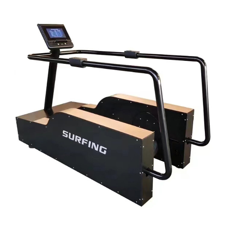 Attrezzatura per il fitness da palestra Skyboard con display LCD macchina da surf in legno