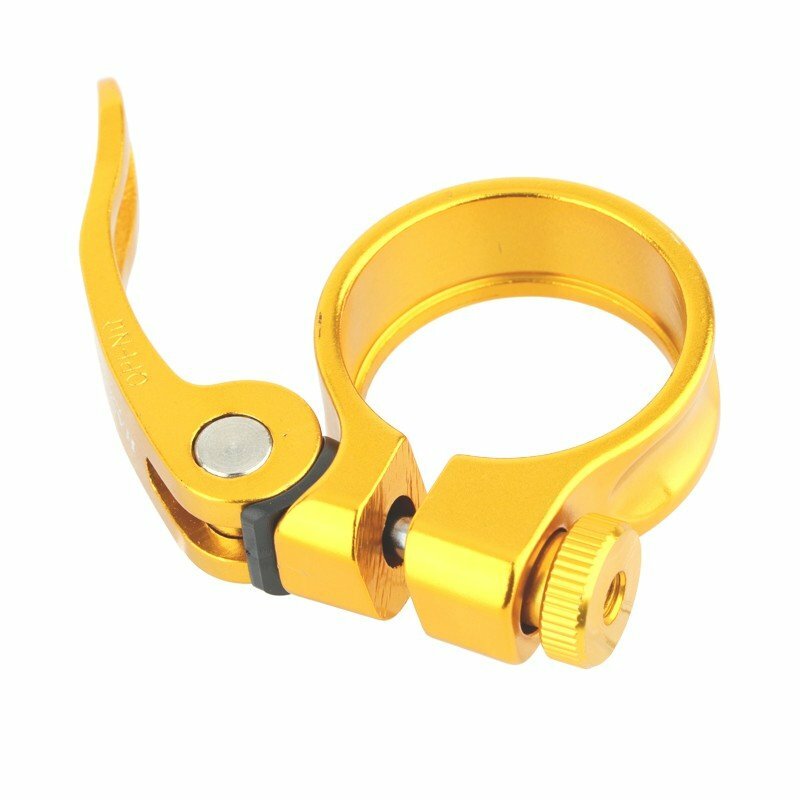 HASSNS Bicycle Seatpost Clamp Quick Release Alloy Aluminium 31.8/34.9mm Saddle Closure For Mountain Bike 27.2/31.6mm Seat Tube