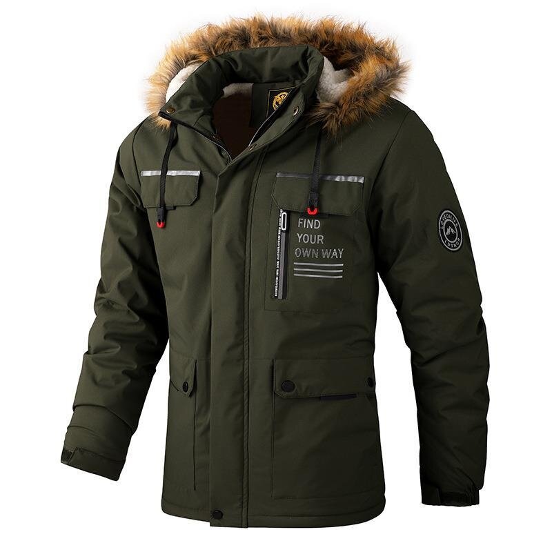 Blouson aviateur militaire d'hiver pour hommes, uniforme de baseball, manteau de pêche, vestes de golf, randonnée dans la nature, DulCold