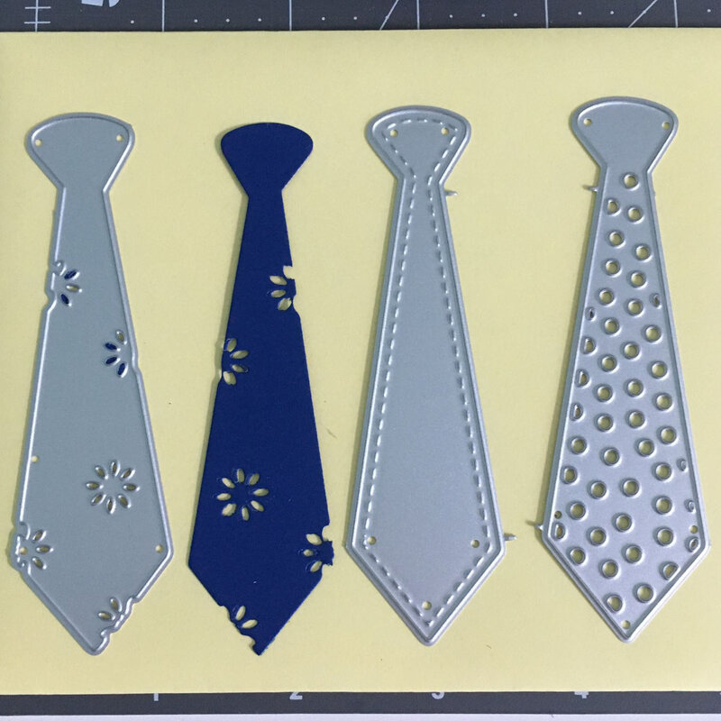 InLoveArts Necktie Cutting Dies Metal Dies 2024 For Scrapbooking Natal Fustelle Die Cut Photo Album Card Making Stencil Craft