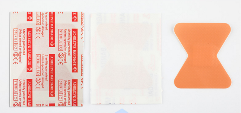 10 teile/satz PE Material Finger Band Aid Wunde Dressing Patch Erste Hilfe Gips Atmungs Klebstoff Bandagen Medizinische Streifen 45*51mm