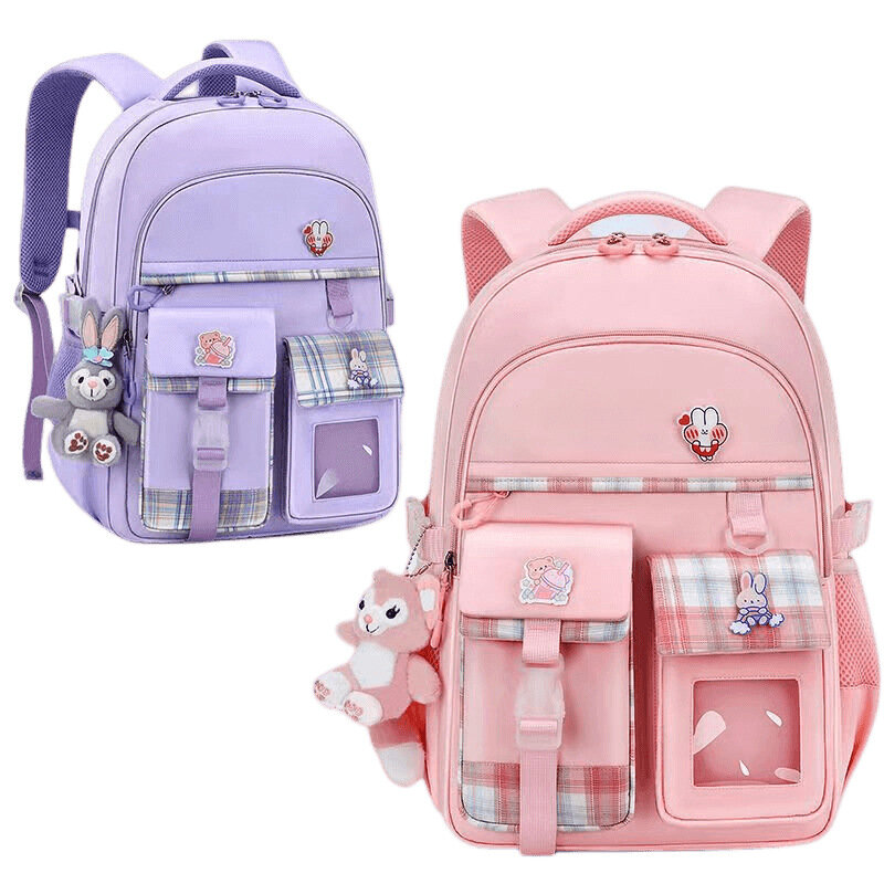 Amiqi 여아용 어린이 학교 배낭, 유치원 맞춤형 학교 가방, 배낭 패션 장난감 액세서리