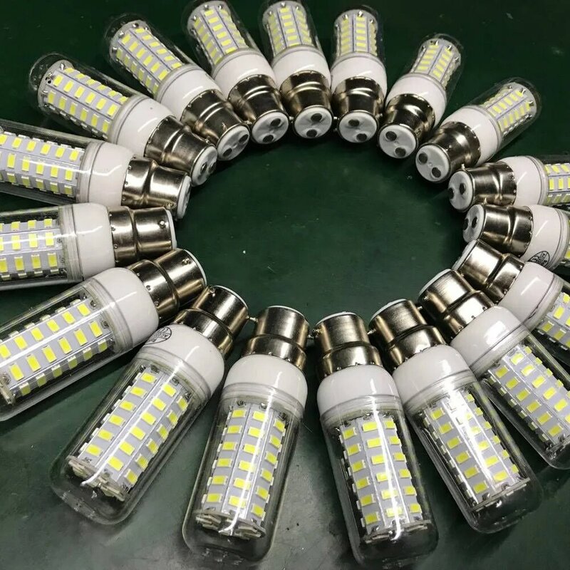 Ampoule de maïs LED E14, lustre, bougie, budgétaire, électrique, nouveau, E14, 3W, 5W, 7W, 12W, 15W, 18W, 20W, 25W, SMD 2022, 5730 V, 220V, 1 pièce, 110