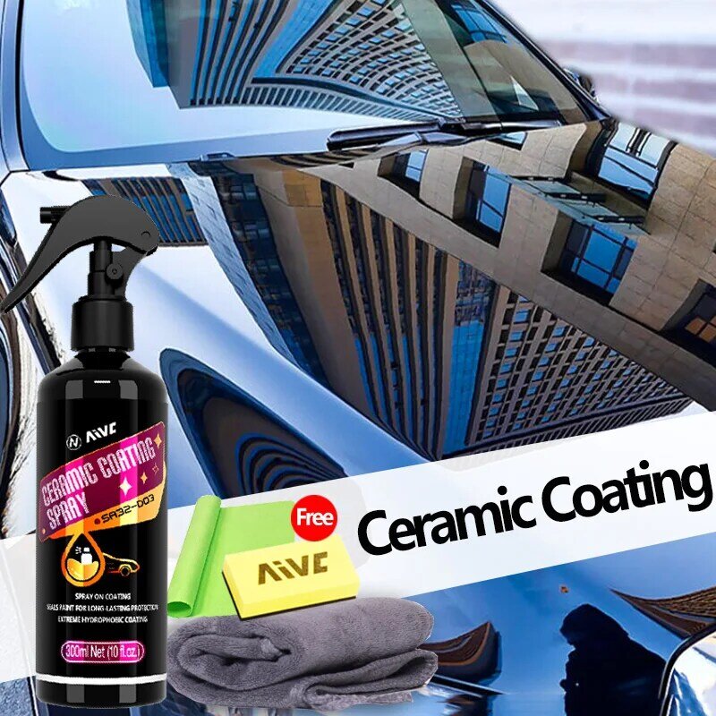 Carro Nano Coating Agent, cristal líquido, hidrofóbico, anti-arranhões, cera, polimento, cerâmica