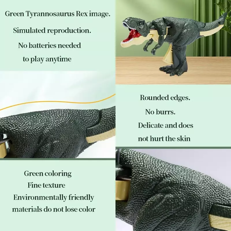 Kreatives handbetrieb enes Dinosauriers pielzeug für Kinder Teleskop Frühling Dino Zappeln Dekompression schwingen lustige Kinder Geschenk