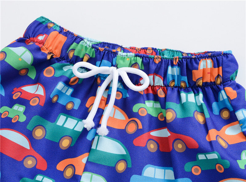 Pantalones cortos de baño para niños y niñas, bañador con estampado de moda, 2-7T, novedad de verano, 2020