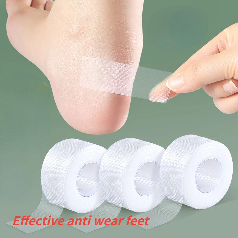 Pegatina de Gel antidesgaste para el talón, parche Protector impermeable para aliviar el dolor en el talón, almohadilla para el cuidado del pie, 1 rollo