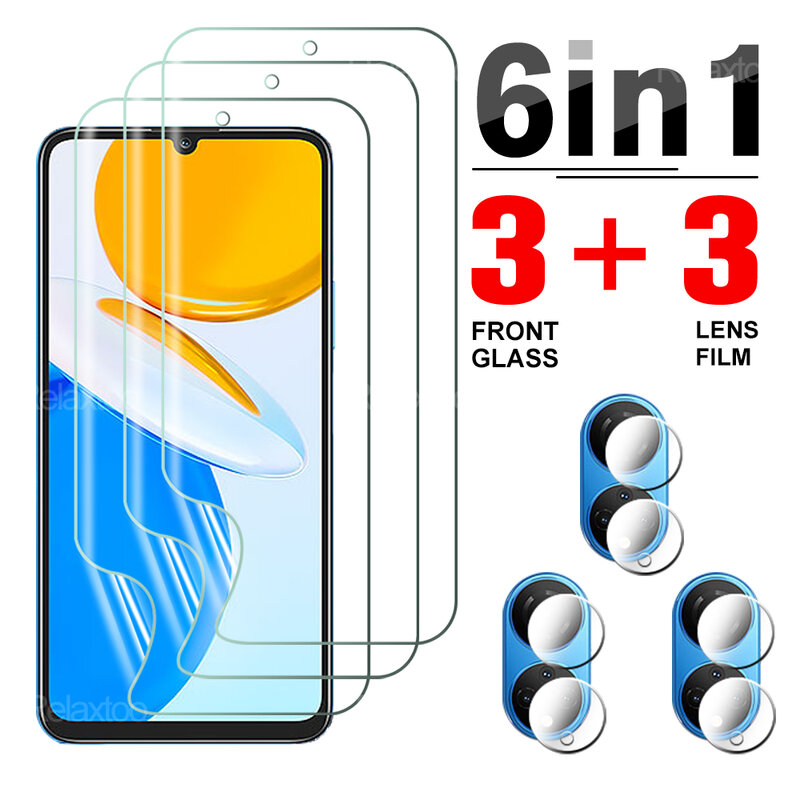 6in1 Hydrogel Soft Film For Honor X7 6.74'' Camera Lens Protector For Honorx7 Honer Honar Xonor X7 X 7 CMA-LX2 Protection Film