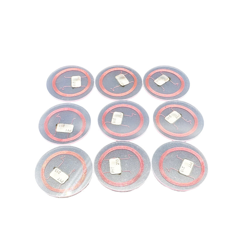 NFC Ntag215 Card Coin 13.56MHz NTAG 215 Card Label RFID Labels 25 mm diameter Box Animal Crossing Card