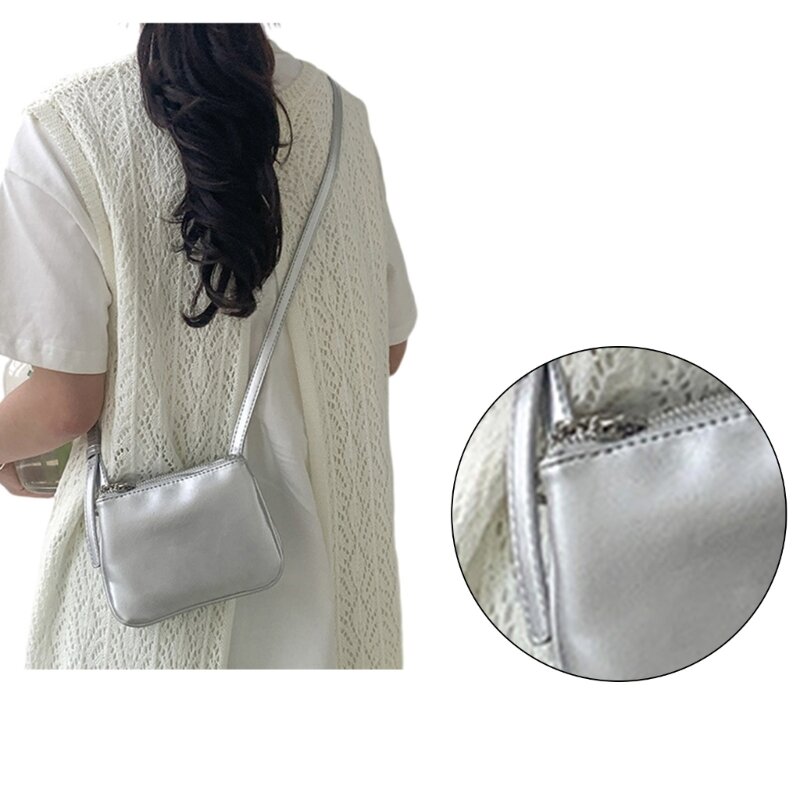 Женская сумка через плечо для телефона, сумка через плечо из искусственной кожи, легкая сумка на ремне, подходящая для различных