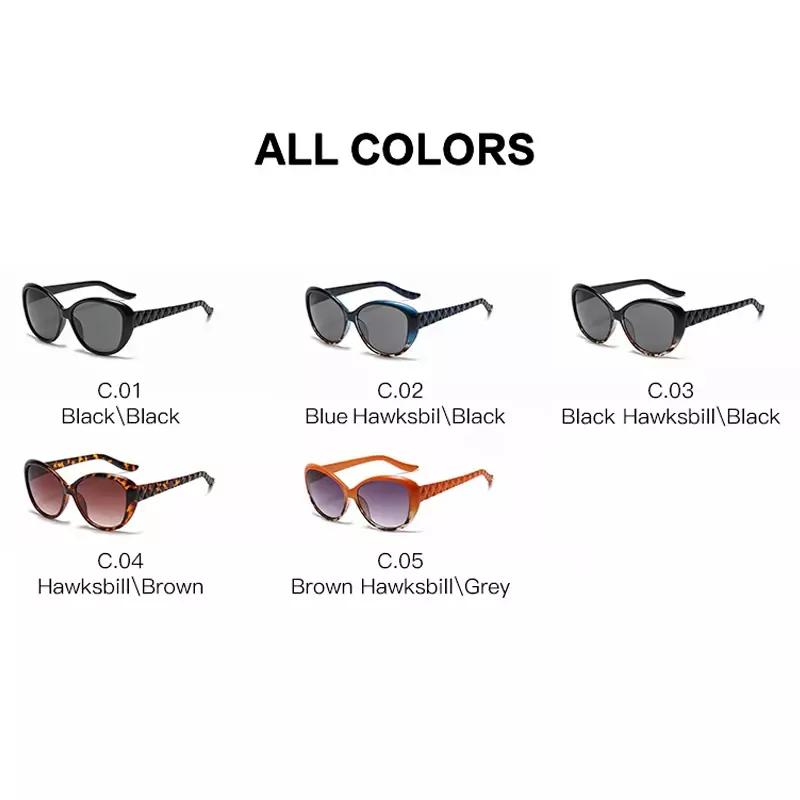 نظارات شمسية كلاسيكية لعين القط للنساء ، مصمم العلامة التجارية ، نظارات شمسية مستديرة ، مرآة متعددة الألوان ، إطار كبير ، أزياء نسائية
