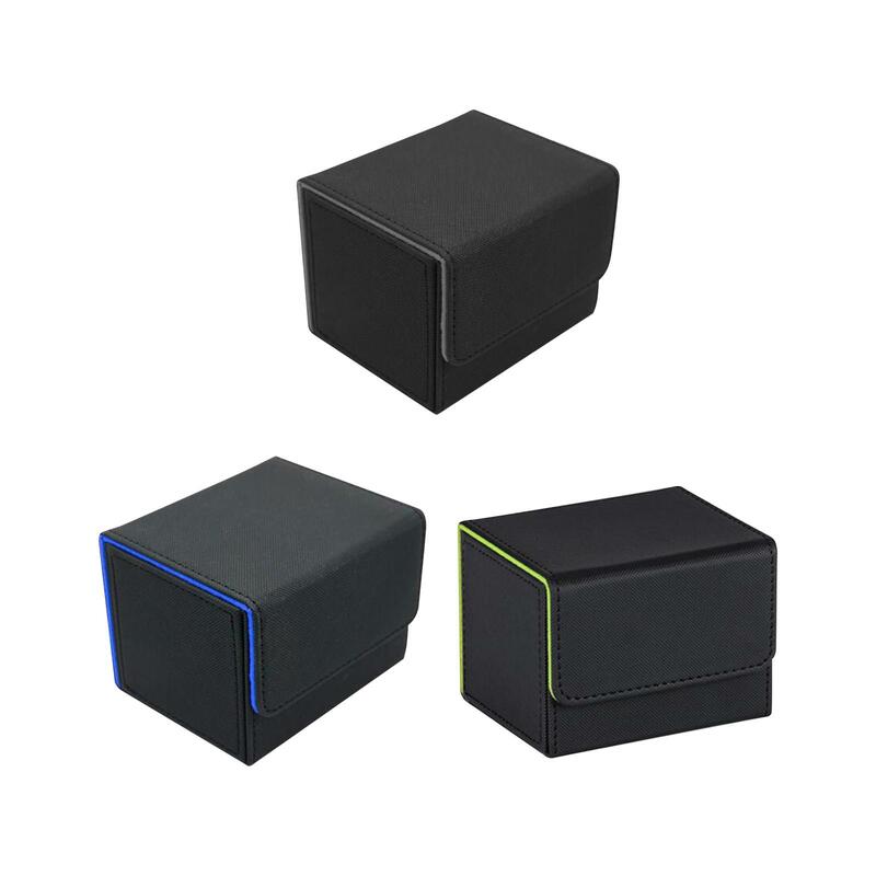 Trading Card Deck Box Storage Card Sleeve Dice Can Hold 100+ Cards Hobbies for Tcg Gathering Card Toy Carrying Case