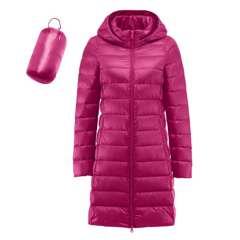 Chaqueta ligera y cálida para mujer, abrigo sin capucha a prueba de viento con aislamiento reciclado, Tops de invierno