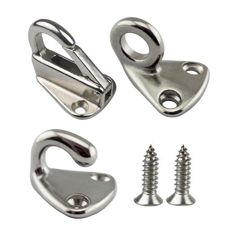 Ship Wall Spring Hook Stainless Steel Fending Hooks Snap Attach Rope Boat Sail Tug Ship Marine Hardware Boats Accessories