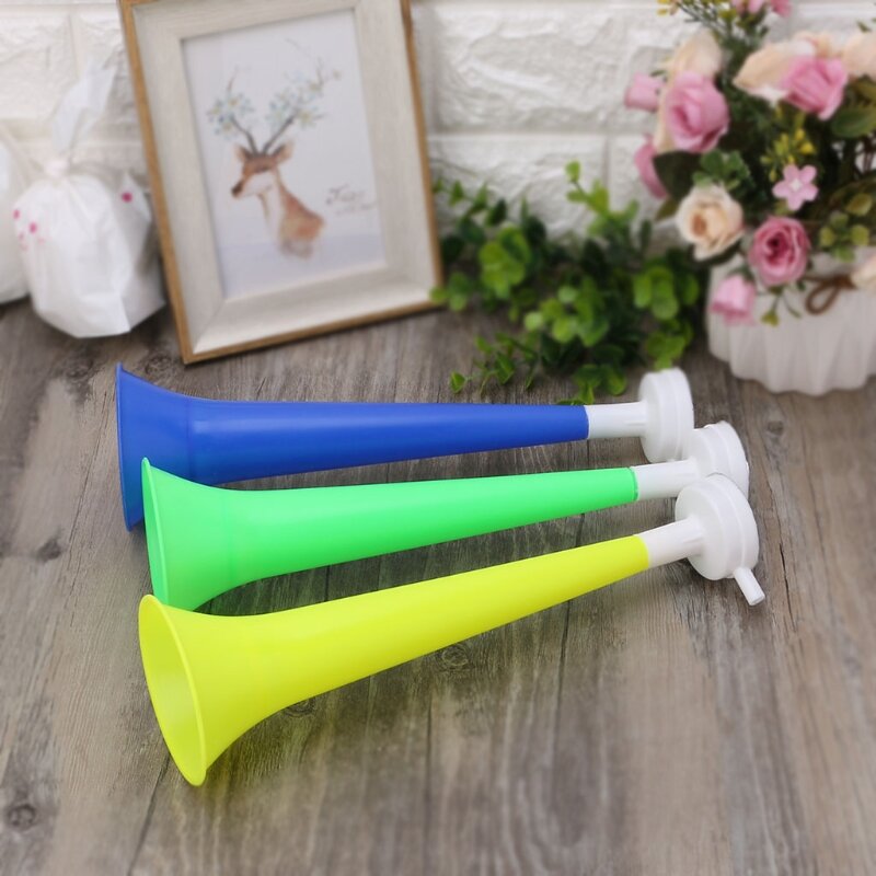 1PC Cheer Plastic Horn Removable Football Game Fans Cheerleading Props Vuvuzela Kid Trumpet Fans Horn New Cheering Prop
