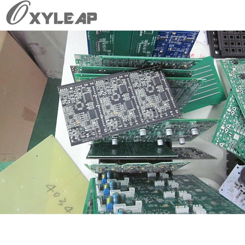 Montaż PCB, zielony kolor PCBA soldermask, 2 warstwy pcba z komponentami i montażem