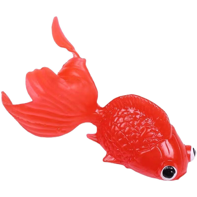 Kawaii Simulação De Borracha Goldfish Bebê Banho De Água Jogar Jogos Brinquedos para Crianças, Crianças Banho Chuveiro Presentes, 10Pcs por conjunto