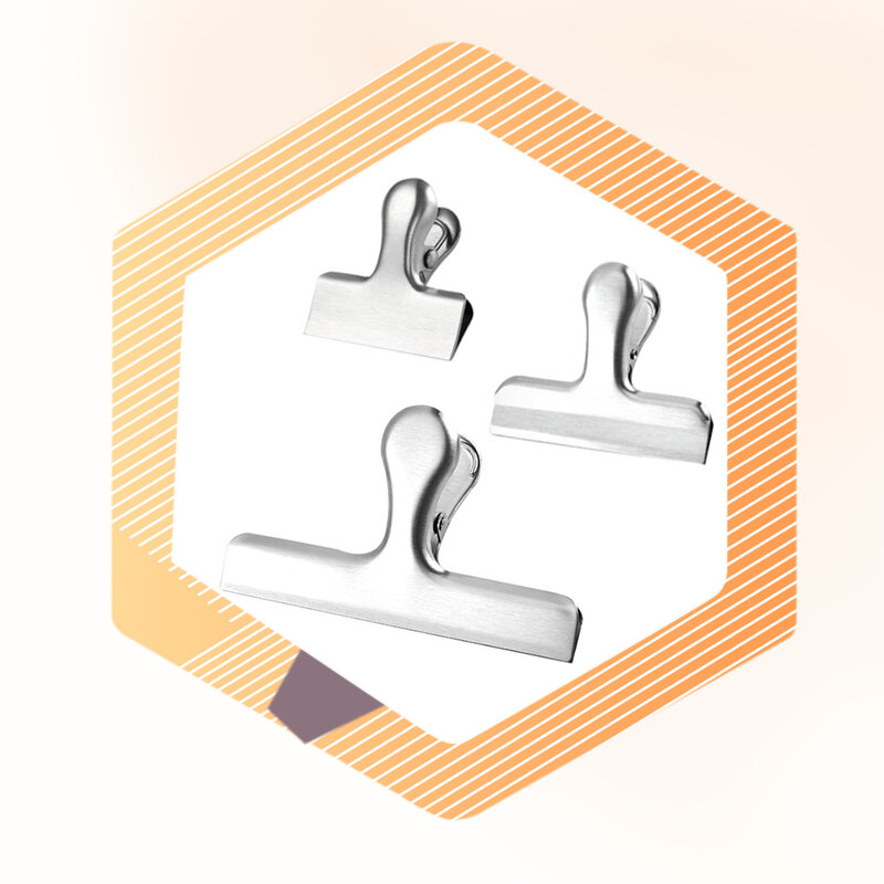 Clips de Metal para bolsas, solución de sellado conveniente y versátil, Clip de sellado de amplia aplicación, 2/3, 12 unidades