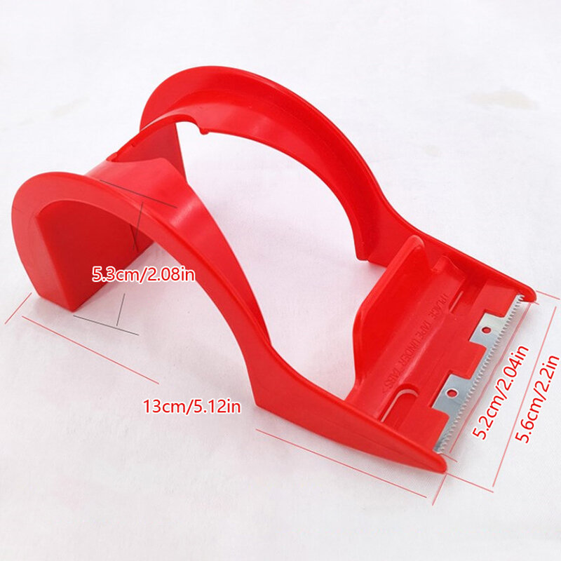 Adhesive Tape Dispenser Tape Cutter Simple Box Sealing Machine Tape Holder Convenient Iron Tooth Plastic Packing Tape Seat 48mm