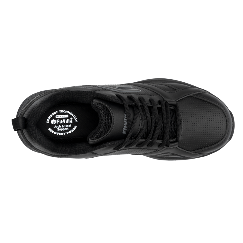 Fittrail-男性、カジュアルスニーカー、滑り止め、ライト、アスレチック用の軽量で通気性のある作業靴