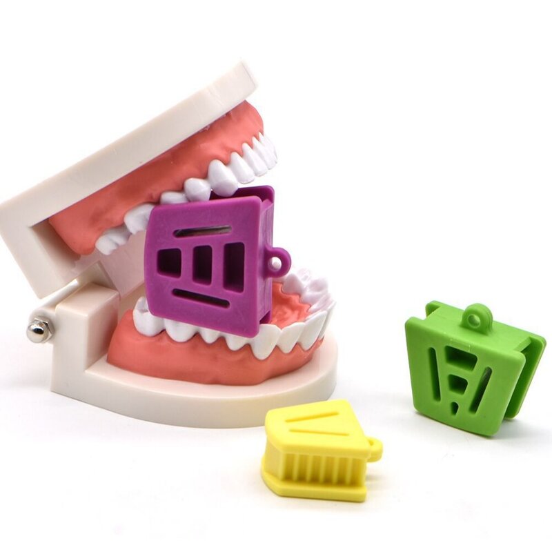 Dental Occlusal Pad Borracha Mordida Abridor Blocos, boca Prop, suprimentos ortodônticos, Odontologia Ferramentas, grande, médio, pequeno, 3 tamanhos