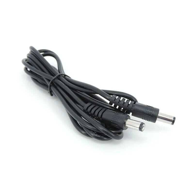 10pcs 0.5m/1M/2M 12V DC Power supply Connector Extension Cable Male To Male Plug 5.5 x 2.1mm CCTV Camera Adapter Cords q1