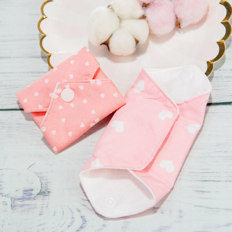 Doublure de culotte réutilisable pour femme, serviette menstruelle douce, serviettes hygiéniques lavables, tampons en coton menstruel, hygiène féminine, 180mm, 1PC