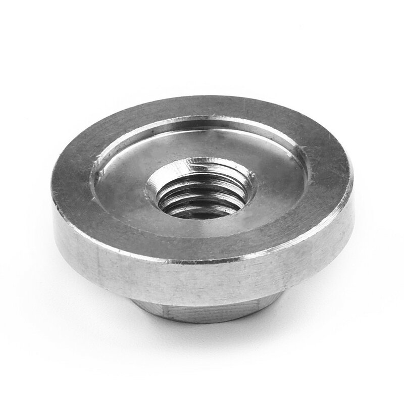 Inner e Outer Hex Flange Nut Set, Quick Release Thread Substituição, Angle Grinder Metal Pressure Plate, 100 Type, 2Pcs