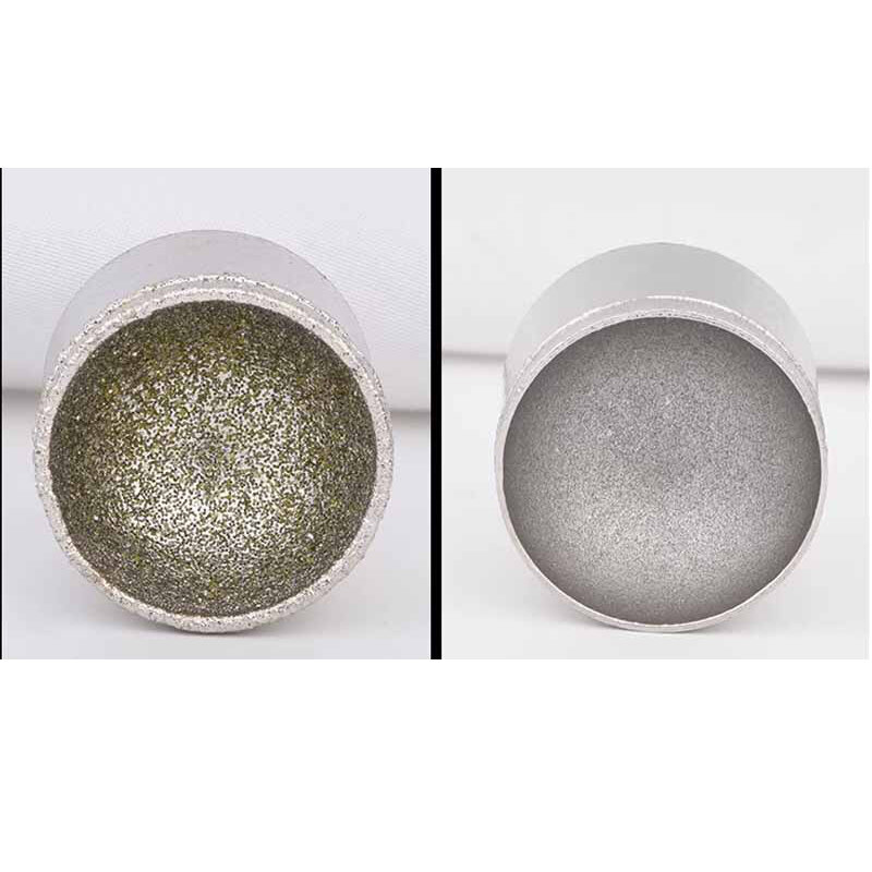 1Pc 3-25mm testa di molatura con perline diamantate mola per lucidatura a forma di sfera strumenti per molatura in pietra di giada ambrata grana 120/500