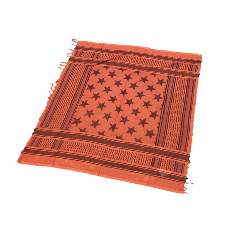Ближневосточный платок Keffiyeh для взрослых, жаккардовый арабский шарф, уличный анти-УФ-платок для мужчин, аксессуары для волос