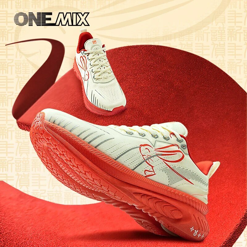 ONEMIX-Zapatillas deportivas para hombre, calzado deportivo ligero y transpirable, antideslizante, para correr al aire libre, 2024
