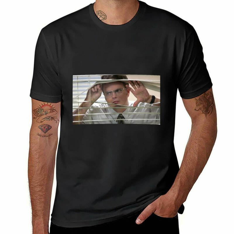 Dwight from The Office T-Shirt pour hommes, fans de sport, nouvelle édition, vêtements hiphélicoptère, t-shirts drôles