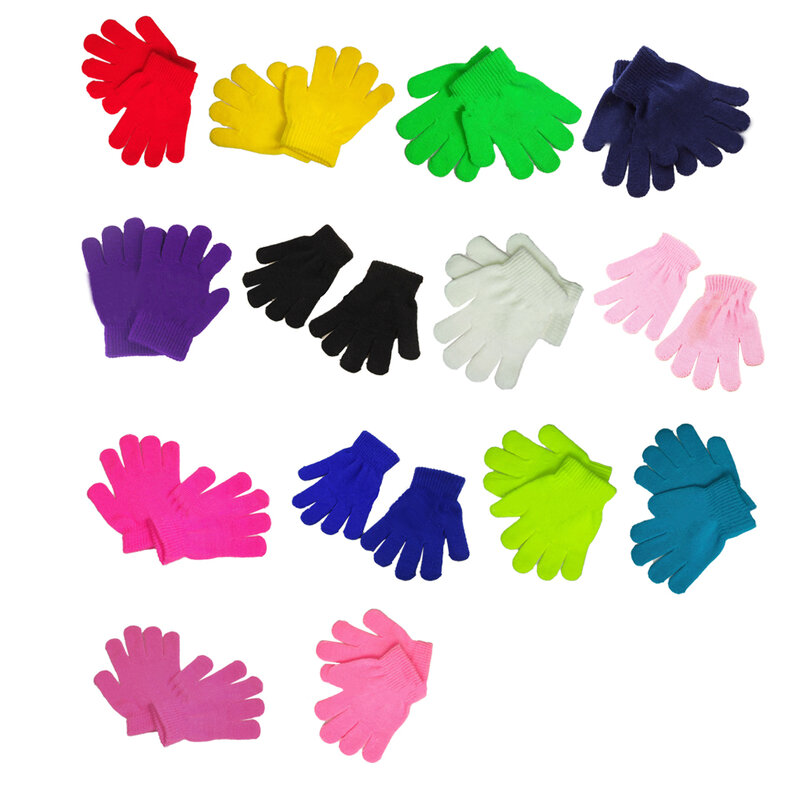 Kids Winter Gloves, Protetor De Mãos Confortável, Tecelagem Fina, Home Supplies