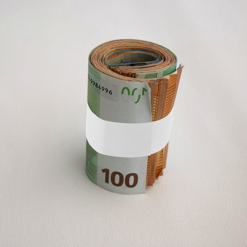 300pcs Portable Currency Money Straps Paper Bands for Fixing Money Bank Supplies