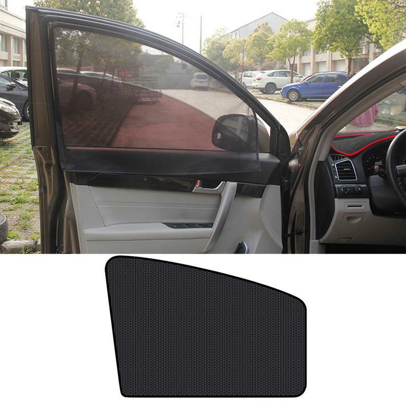 Sombra magnética do sol dianteiro e traseiro do carro, Pára-sol da janela lateral para dormir, Camping Amamentação, Pacote 2