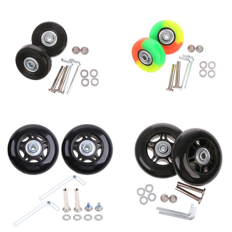 360 Spinner Luggage Wheel Kits Swivel Trolley Casters Bearings Repair Tool Set R66E