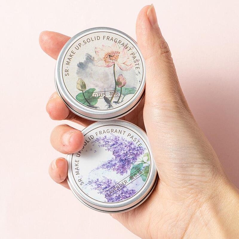 Women Perfumes Peony /Lotus Lavender Portable Balm Fresh Elegant Long-time Fragrances Body Antiperspirant Gift