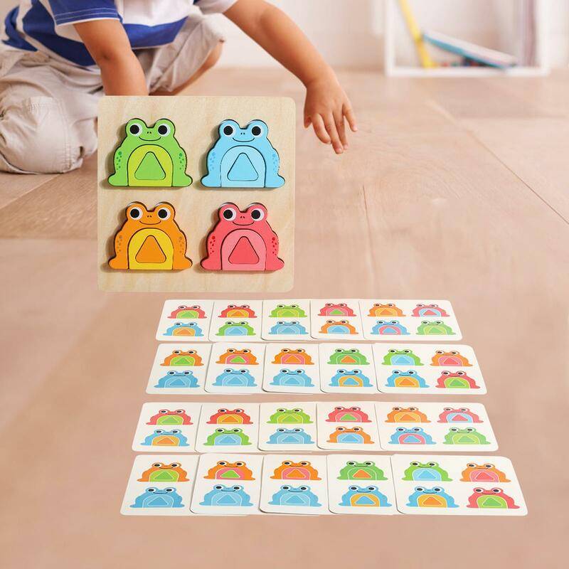 Frosch Puzzle Tier Frosch Puzzle Bretter für Mädchen Jungen Baby Ostern Geschenk