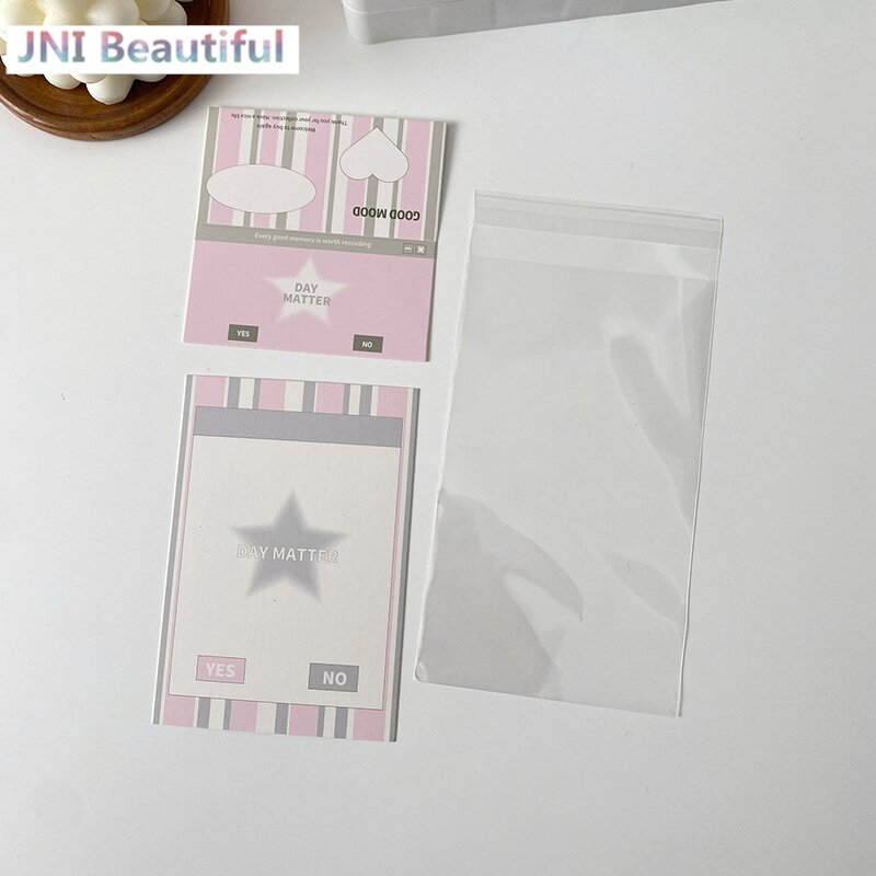 Material de embalaje de cabeza de tarjeta Simple de 10 piezas, suministros de Arte de papel, suministros de decoración de regalo DIY, suministros de embalaje de tarjetas Idol