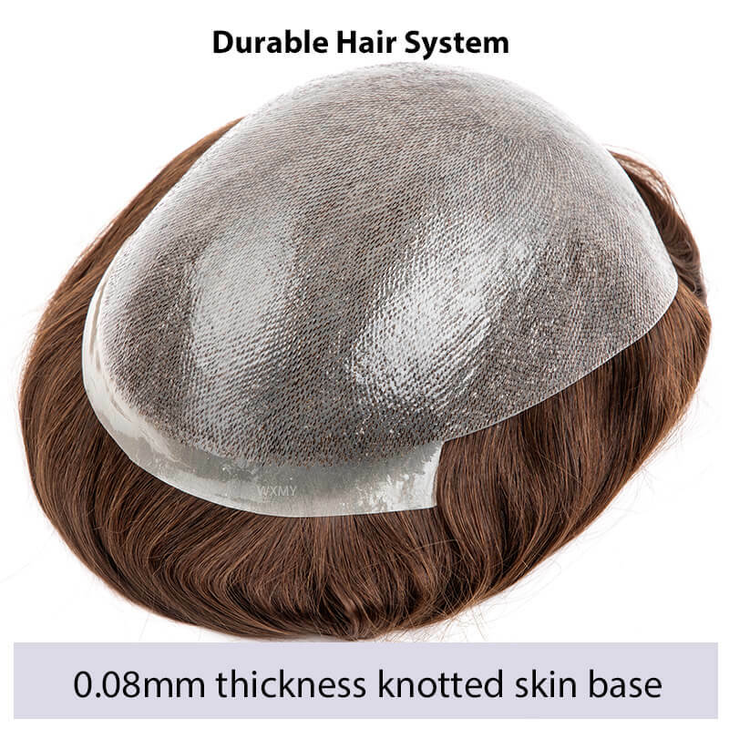 Atasan rambut dasar kulit simpul tahan lama untuk wanita lurus panjang Atasan Wanita 100% wig rambut manusia Remy Culticle Tiongkok