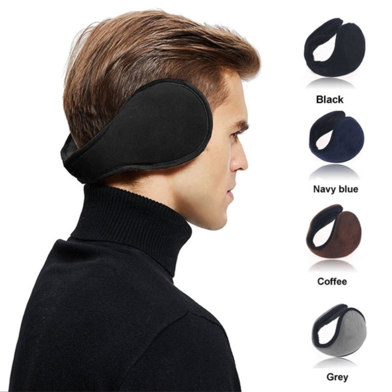 ใหม่ผ้าฝ้าย Earmuffs Soft Thicken HeadBand Plush ที่อุดหู Muff ป้องกัน Earflap Men ผู้หญิงหูฤดูหนาวอุ่นเครื่องแต่งกายอุปกรณ์เสริม