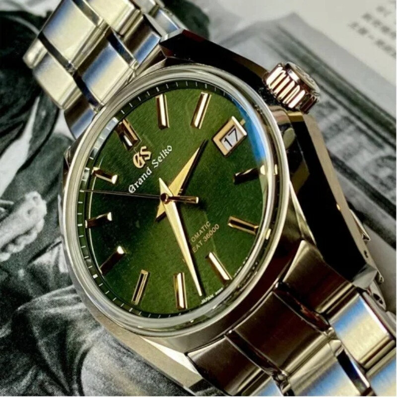 Grand Seiko-reloj deportivo de lujo para hombre, cronógrafo de pulsera de cuarzo no mecánico, de acero inoxidable, Colección Hi Beat, 2024