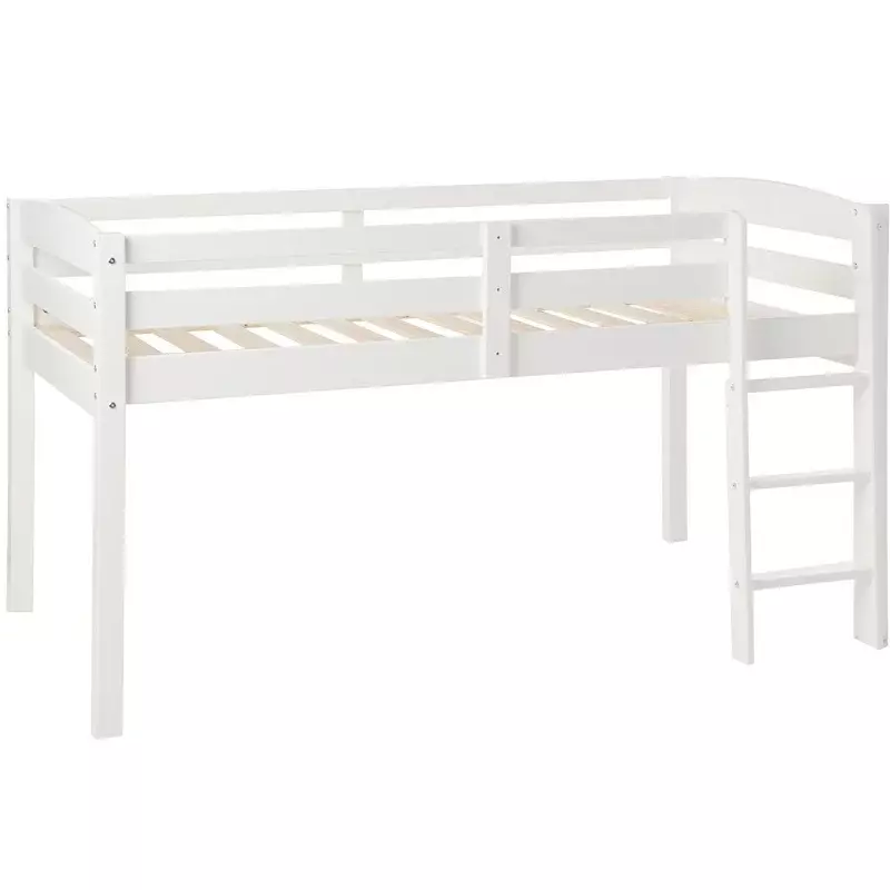 Concord Junior loteng Bed, kembar, putih