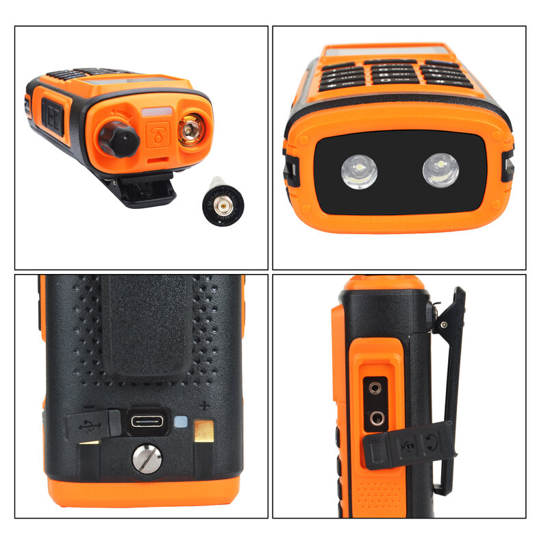 Baofeng-walkie-talkie UV-17Pro, receptor de seis bandas tri-bandas de transmisión, impermeable, GPS, Amateur banda aérea al aire libre, Radio FM NoAA
