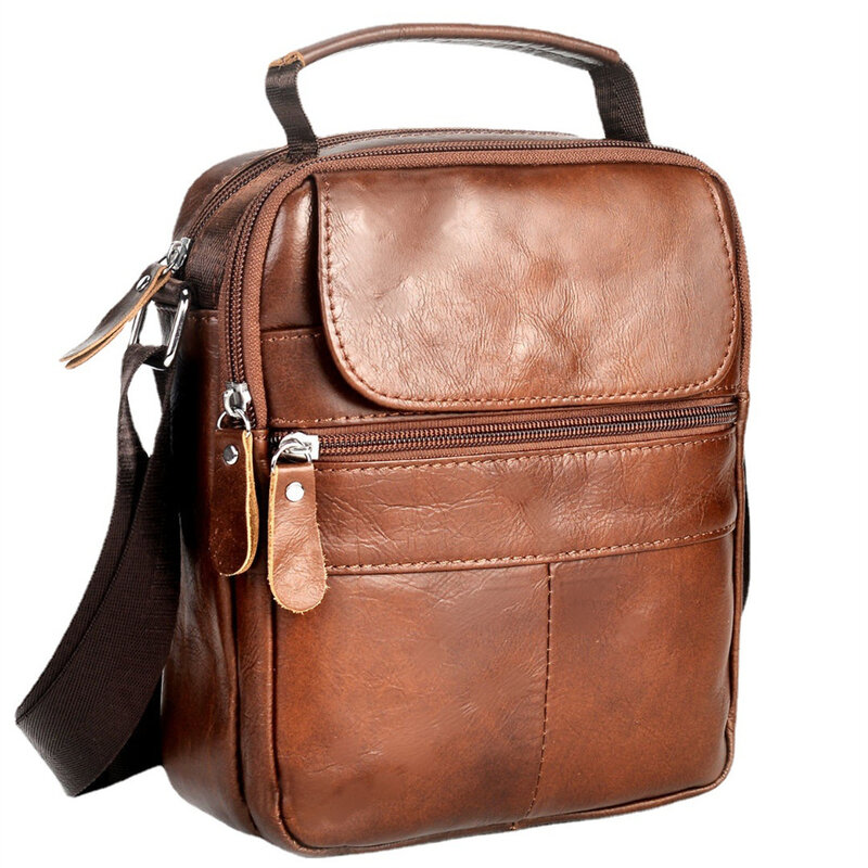 Torebka oryginalna torba na ramię na wypoczynek mąż 100% skóra bydlęca luksusowy design torba torby crossbody dla mężczyzn