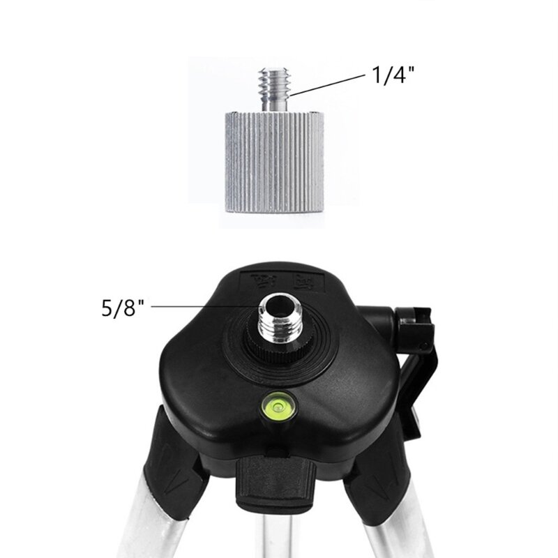 5/8 inch to 1/4 inch Aluminum Thread Level Tripod Adapter Mount Converter for Camera Mount Holder Tripod Monopod Screw Adaptor