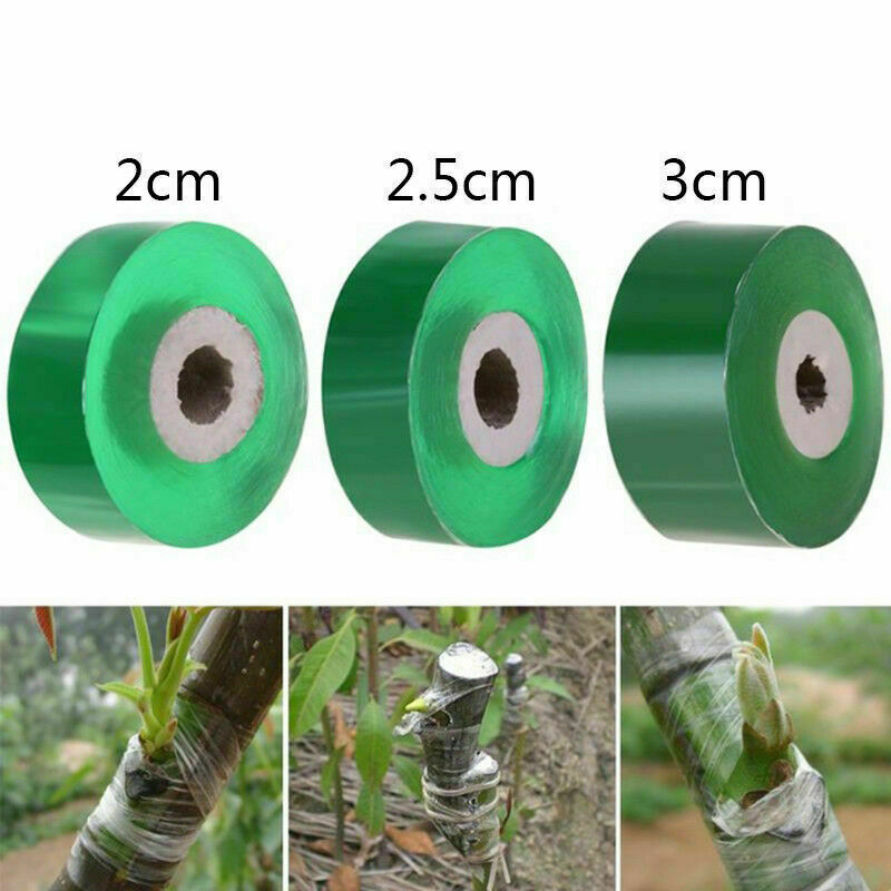 100/200 meter 2/2.5/3CM pita Grafting merenggang perekat diri Film Grafting khusus pohon buah alat mencangkok kebun pita ikat